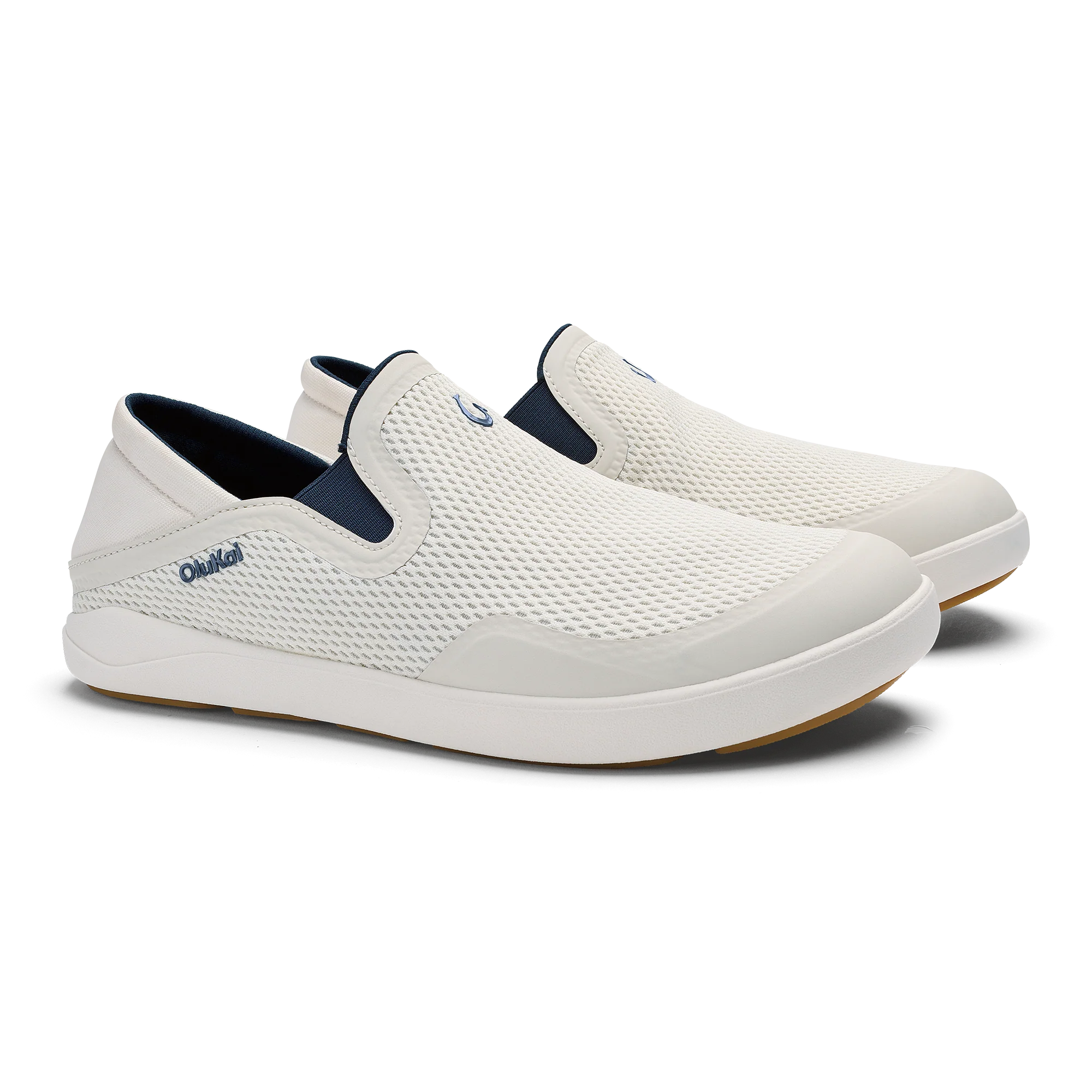 Moku Slip On  -  White Sand / Trench Blue